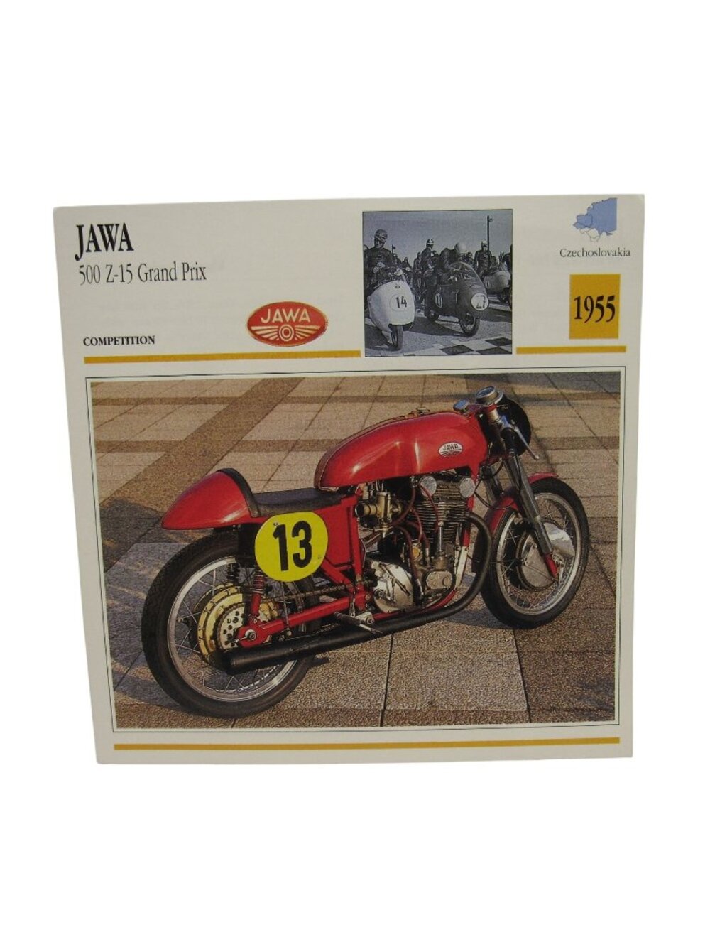 Jawa 500 Z-15 Grand Prix 1955 Czechoslovakia Competition Atlas Edito-Service SA